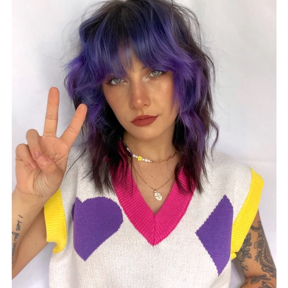 ISO Steady Hands Hunter x Hunter Hisoka Rubber Gum Sweater Vest in S, Med or L - Picture 4 of 4